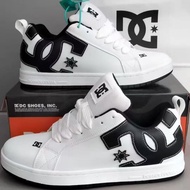DC Shoes Court Series Skateboard Shoes, Durable Leather Casual Sneakers for Men & Women