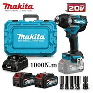 DAGMARA Electric Cordless Impact Wrench Brushless High-Power Drive Ratchet Socket 1000N.m