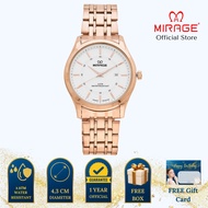 Mirage Jam Tangan Pria Analog 8830 M Rose Gold Original Stainless