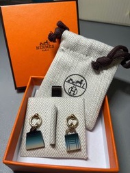 Hermes Amulette earrings 耳環藍色