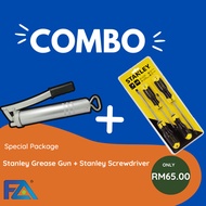 Stanley Grease Gun + Stanley Screwdriver Combo