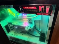 白色 ROG 電競主機｜i9-12900K／RTX 3080 Ti／32GB 皇家戟／太陽神｜不連硬碟