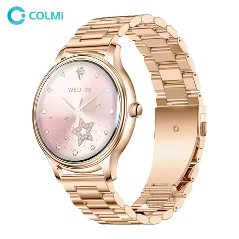 2025 COLMI L28 Air Smartwatch 7.9mm Ultra-thin Body, 1.32 inch AMOLED Display, Women's Health Manage