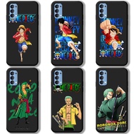 Case OPPO Reno 4 4G Reno 3 Pro 4G Reno 4Z 5G Phone Cases New One Piece Luffy shockproof Silicone Tpu Cover