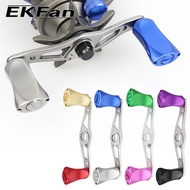 EKFan 99mm Aluminum Alloy Mixcolor knob Baitcasting fishing reel handle for S/D/A 7*4/8*5mm hole dru