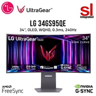 LG UltraGear 34GS95QE 34'' WQHD 240HZ 0.03MS VESA DisplayHDR Trueblack 400 G-SYNC OLED Curved Gaming Monitor