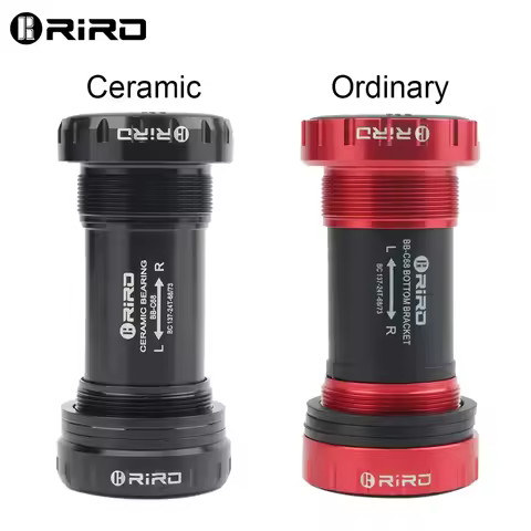 Bicycle Ceramic Bottom Bracket BB68/BB92 68/73MM Threaded BB MTB Sealed Bearings Road Bike1.37/24mm 