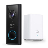 Anker - Eufy Security Video Doorbell 2K 無線智能視像門鐘- 黑色