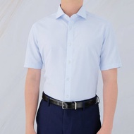 G2000 - 【乾爽舒適系列】男士 快乾平紋短袖恤衫(淺藍色)