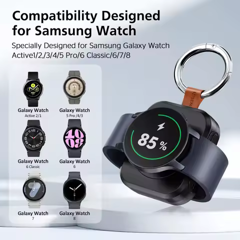 Wireless Magnetic Watch Power Bank Suitable for Samsung Watch 7/8, Portable Mini Watch Charger for S