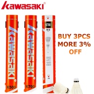 รถแบตมินตันทนทาน Kawasaki คิงคอง700อัพเกรดขนนกลูกขนไก่แบดมินตันสำหรับคลับและกีฬาไม้ฝึกหัดสปีด76 77