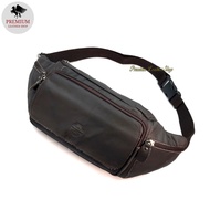 Rush Rider XL Genuine Leather Waist Bag Men Pouch Bag