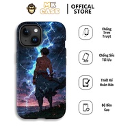 Cool and Masculine Thunder Warrior iPhone Phone CASE MK CASE iPhone 11 12 13 14 15 16 Pro Max