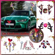 Car Reindeer Antler Kit Vehicle Christmas Car Decor Kit Vehicle Christmas Car Decor Kit Reindeer Car