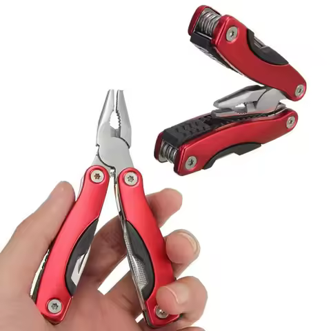 9-in-1 Multi Functional Pliers, Mini Pliers, Aluminum Handle Pliers, Stainless Steel Multifunctional