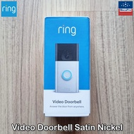 Ring® Video Doorbell กริ่งประตู มีกล้องวิดีโอ มองเห็นกลางคืน แจ้งเตือนเรียลไทม์