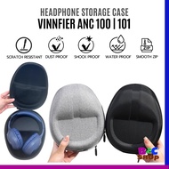 Vinnfier ANC 100 ANC101 Headset Compatible High Capacity Universal Headphone Case Storage Pouch