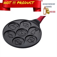 Pancake Maker Pan - Griddle Pancake Pan Molds for Kids Nonstick Pancake Griddle Pan with 7 Animal Sh