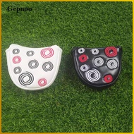 Gepnoo Mallet Putter Cover Golf Club Head Cover Half Round Golfer Gift for Women Men for Golf Access