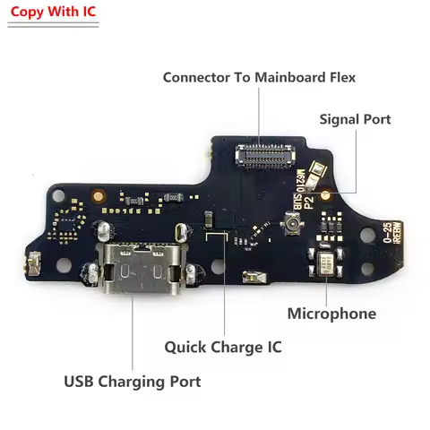 NEW USB Charger Dock Connector Board Fast Charging Port Flex For Moto One Fusion Action E6 E7 Plus E