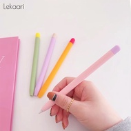 Lekaari Case for Apple iPad Pencil 2 Gen Pen Holder Sleeve Soft Silicone TPU Anti-shock Candy Color Protect Cover