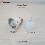H44F 4w warm white led spotlight e27 fitting mr16 G4 spot/