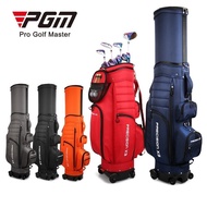 PGM Multifunctional Universal 4 wheels 5 color telescopic golf travel bag with rain cover QB062