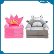 [Direrxa] Kids Foldable Sofa Chair Cover Floors Foldable Kids Sofa Armchair for Home