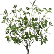 Eucalyptus Stems 32"Fake Plants Eucalyptus Greenery For Vase Artificial Plants Indoor Bay Leaves Bat