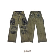 DADDYCLUB | Venom Pocket Jeans กางเกงยีนส์ ทรง baggy สุดน่ารั
