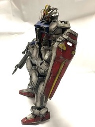 Bandai 1/144 ENTRY GRADE EG STRIKE GUNDAM 突擊高達 1/144 陰影 舊化 完成品 成品 已砌