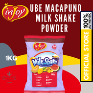 Creamy Ube Macapuno Delight: Injoy Ube Macapuno Milk Shake Powdered Drink Mix 1kg - Perfect Refreshi