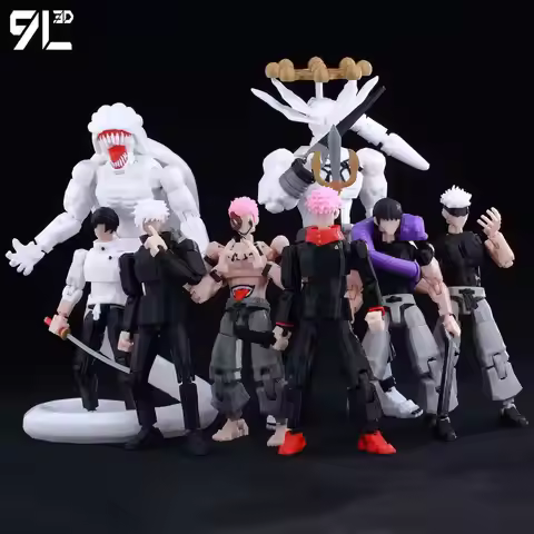 9L3D Printed Anime Jujutsu Kaisen Sukuna Yuji Yuta Satoru Gojo Lucky Dummy 13 Movable Shapeshift Act