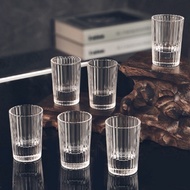 18ml Y5593 Delisoga Vertical grain liquor shot glass small wine glass creative