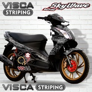 Stiker Striping Suzuki Skywave Full Body Variasi hayabusa