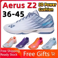 Yonex Power Cushion Aerus Z2 Badminton Shoes for Mens Women Professional Sneakers Breathable Ultralight Yonex Aerus 5 Badminton Shoes for Unisex (with Box)