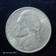 Koin Amerika 5 Cent Tahun 2000 P Liberty - FC02