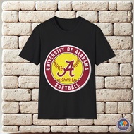 Alabama Crimson Tide Softball Team Logo Tops Casual Streetwear Unisex T-Shirt