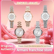 {Warranty 1 Year} New original Emporio Armani watch AR1926/AR1925/AR11244/AR11445/AR11446 women's quartz fashion diamond women's watch for girlfriend birthday gift