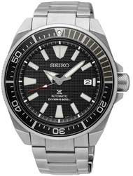 นาฬิกาข้อมือผู้ชาย SEIKO PROSPEX Samurai Diver 200m Automic รุ่น SRPF03K1 ขนาดตัวเรือน 43.8 มม. ตัวเรือน สาย Stainless steel สีเงิน หน้าปัดสีเทา