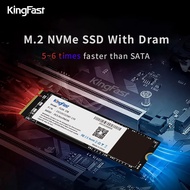 KingFast SSD M2 NVMe 1TB 2TB 256GB 512GB M.2 SSD พร้อม Dram SLC Cache M2 PCIe Solid State Drive ฮาร์ดดิสก์ภายในสำหรับแล็ปท็อป