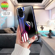 HP Samsung A07 Case - Latest Motif Softcase Glass Shiny New Case Glossy casing Samsung A07hp [Aesthe