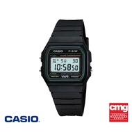CASIO นาฬิกาข้อมือ CASIO รุ่น F-91W-3DG วัสดุเรซิ่น สีดำ