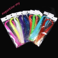 AUGUSTINA Assist Hooks Line DIY Fishing Tools Tinsel Streamer Fly Fishing Shining Jig Hook Streamer