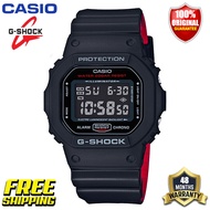 Original G-Shock Men Women Sport Watch DW5600 Japan Quartz Movement 200M Water Resistant Shockproof and Waterproof World Time LED Auto Light Boy Man Girl Authentic Gshock Wrist Sports Watches 4 Years Warranty DW-5600HR-1 (Ready Stock)