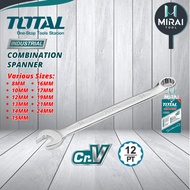 TOTAL Combination Spanner ( Size : 8 - 24mm )