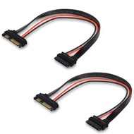 XMSJSIY Slimline Sata 22 Pin Male to 13 Pin Sata Female Cable Adapter,Slimline Serial ATA 7+15 Pin t