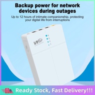 VISLONE Mini UPS Battery Backup 13500mAh  Portable Rechargeable USB DC Power 5V/9V/12V Uninterrupted
