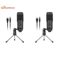 USB Condenser Microphone Professional Microphone for Computer Laptop Karaoke KTV Tik Tok YouTube Microphone