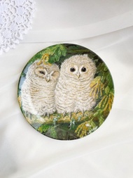 【好日戀物】 英國製WEDGWOOD Baby Owls骨瓷小盤